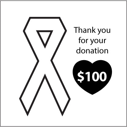 $100 Donation to White Ribbon Australia - Thank you